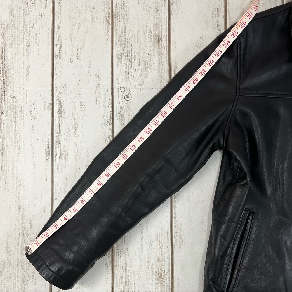 Kenneth Cole Reaction Men’s Black Leather Jacket Large - Picture 10 of 10
